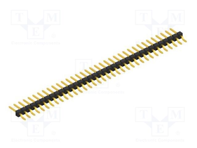 Connector: pin strips; pin header; male; PIN: 35; 2.54mm; SMT; 1x35