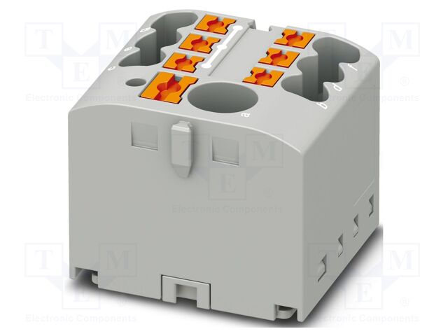 Splice terminal: rail; 24A; 450V; push-in; PA; L: 21.7mm; 0.14÷4mm2