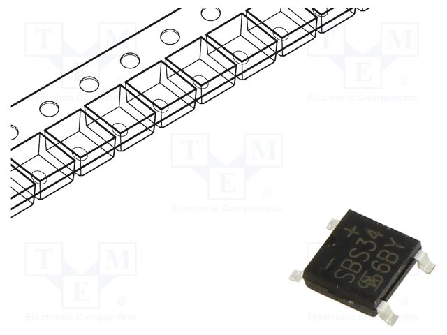 Bridge rectifier: single-phase; Urmax: 40V; If: 3A; Ifsm: 80A; ABS
