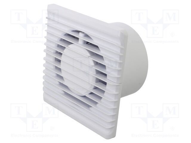 Fan: AC; axial; 230VAC; 93m3/h; 26dBA; slide; 2400rpm; 135x135x79mm