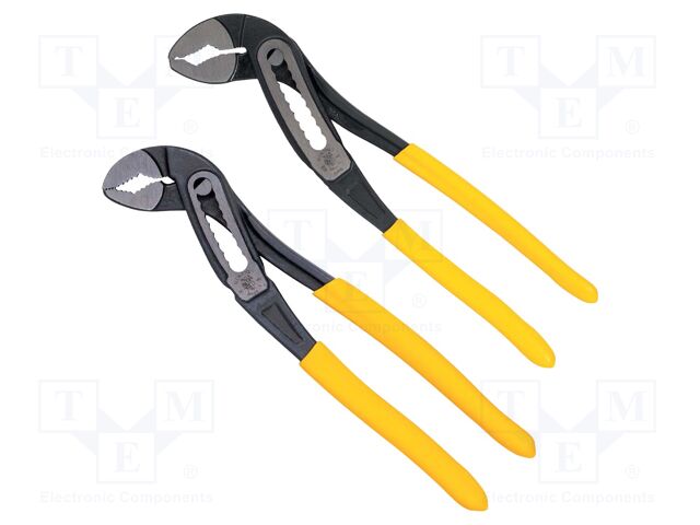 Tools set: pliers; adjustable; Features: PVC coated handles