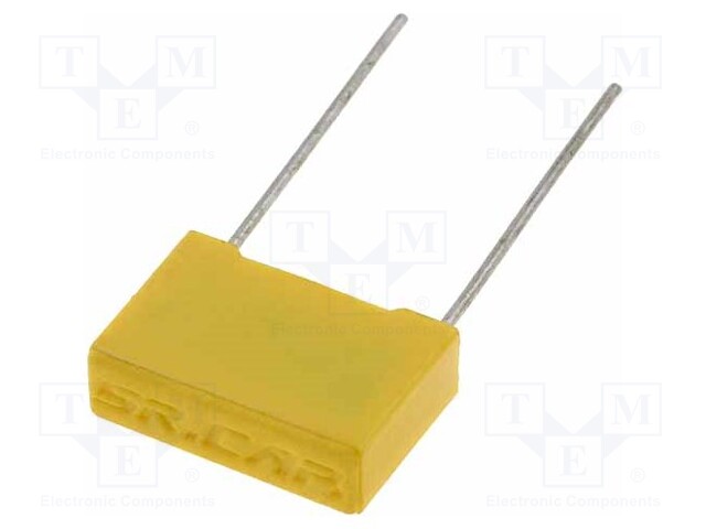 Capacitor: polyester; 10nF; 630VDC; Pitch: 10mm; ±10%; 13x4x9mm