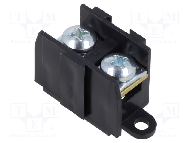 Terminal block; screw terminal; ways: 1; 10mm2; terminals: 2; 57A
