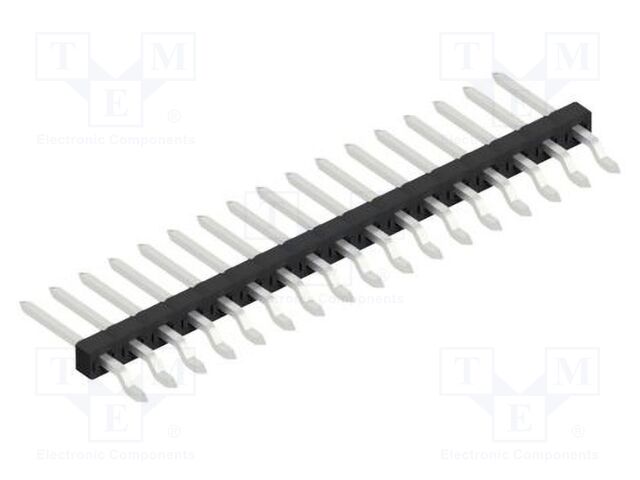 Connector: pin strips; pin header; male; PIN: 17; 2mm; SMT; 1x17