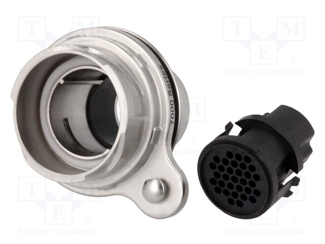 Connector: circular; socket; female; PIN: 32; w/o contacts; 3A; 200V
