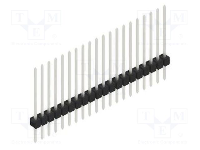 Connector: pin strips; pin header; male; PIN: 20; 2.54mm; THT; 1x20