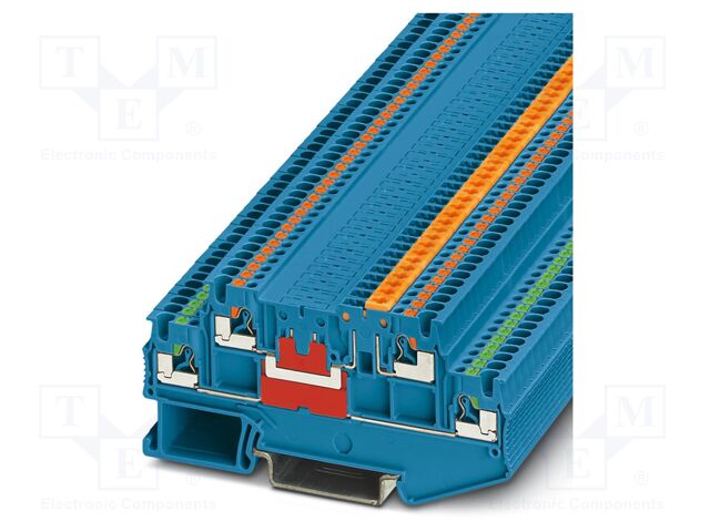 Splice terminal: rail; PA; L: 41.1mm; terminals: 4; W: 3.5mm; H: 86mm