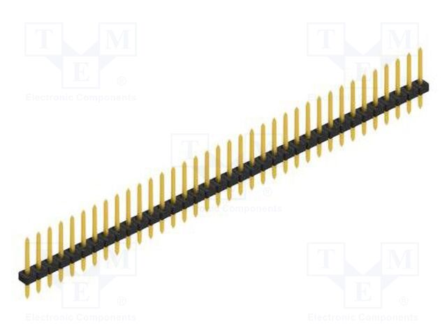 Connector: pin strips; pin header; male; PIN: 36; 2mm; THT; 1x36