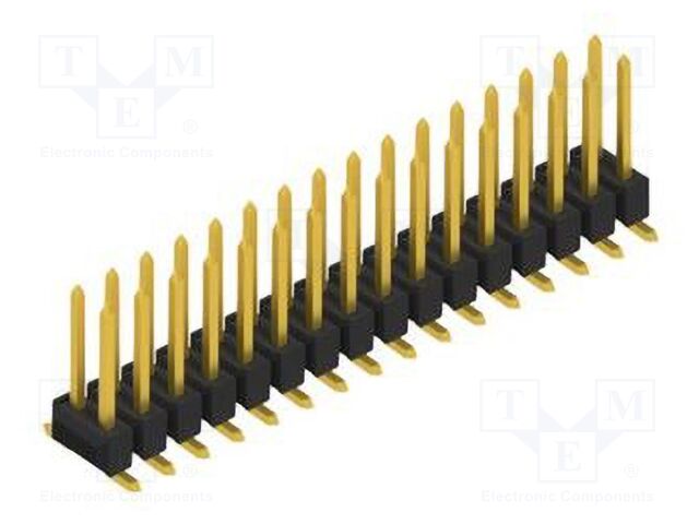 Connector: pin strips; pin header; male; PIN: 32; 2.54mm; SMT; 2x16