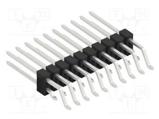 Connector: pin strips; pin header; male; PIN: 20; 2.54mm; SMT; 2x10