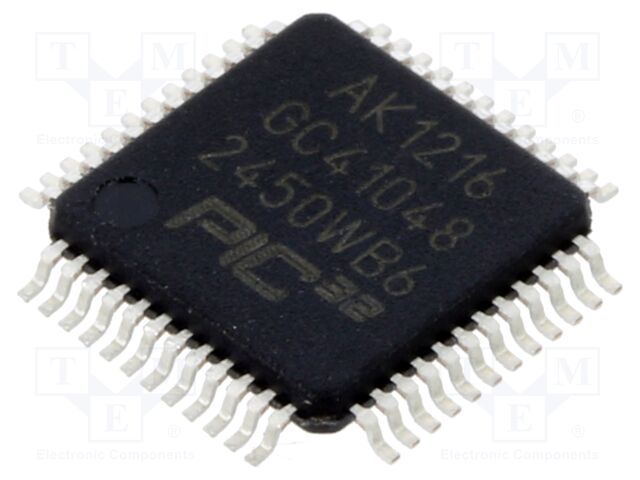 IC: PIC microcontroller; 128kB; 200MHz; 3÷3.6VDC; SMD; TQFP48