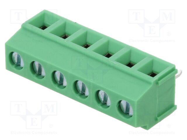 Connector: PCB terminal block; terminal; straight; on PCBs; 10A