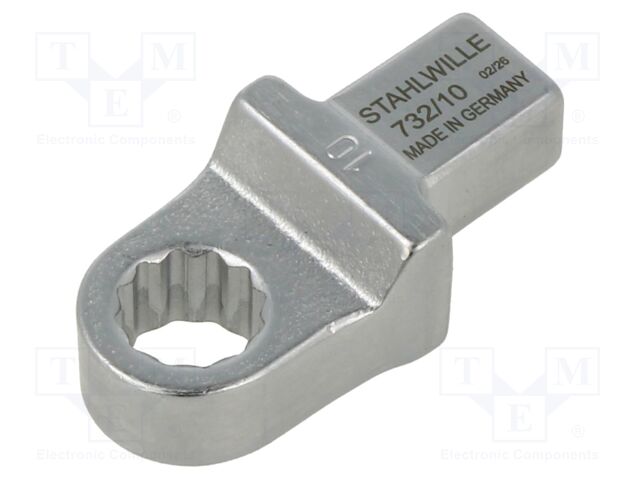 Socket; torque,socket spanner,box; 10mm; Mounting: 9x12