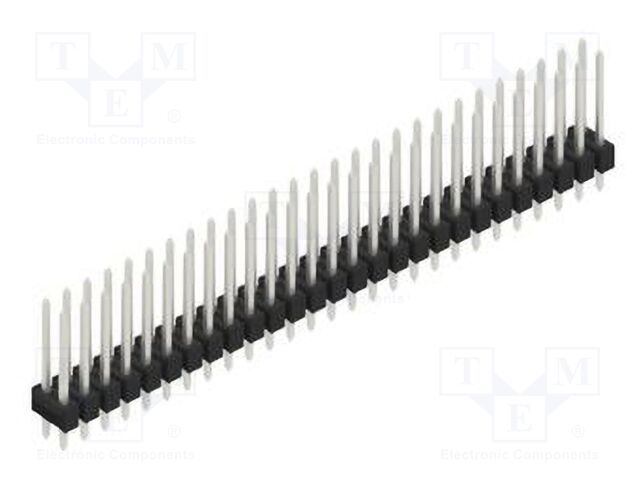 Connector: pin strips; pin header; male; PIN: 54; 2.54mm; THT; 2x27