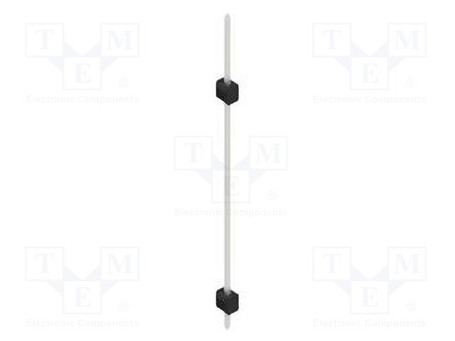 Connector: pin strips; pin header; male; PIN: 1; 2.54mm; THT; 1x1