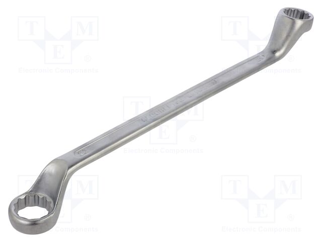 Wrench: ring; double-sided,bent; 21mm,23mm; L: 325mm; Gedore Red