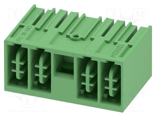 PCB headers, nominal cross section: 16 mm2, color: green, no