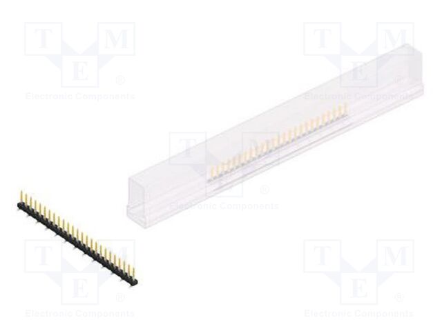 Connector: pin strips; pin header; male; PIN: 25; 2mm; SMT; 1x25