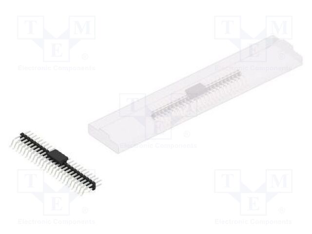 Connector: pin strips; pin header; male; PIN: 48; 2mm; SMT; 2x24