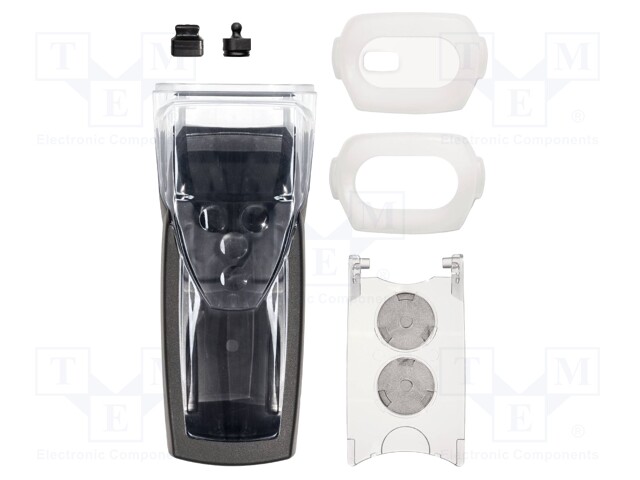 Etui; black,transparent