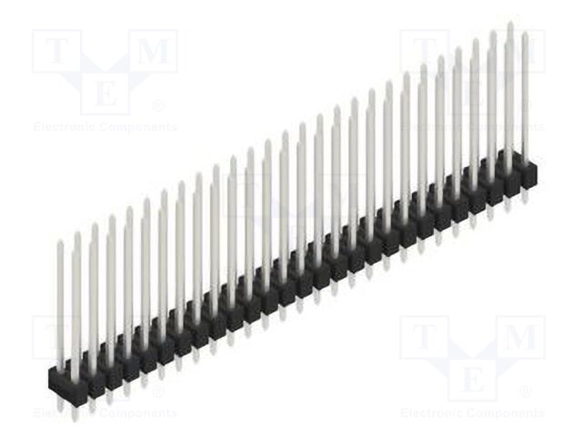 Connector: pin strips; pin header; male; PIN: 54; 2.54mm; THT; 2x27