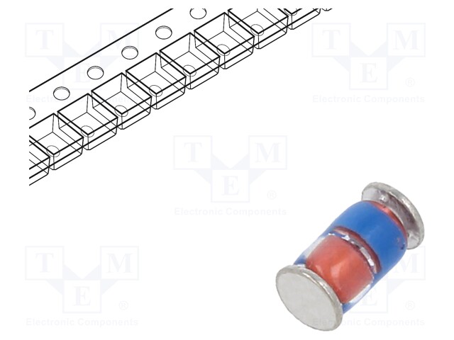 Diode: Zener; 1W; 8.2V; SMD; DL41; single diode; 550mA