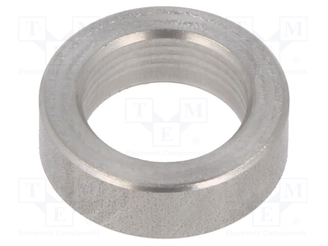 Spacer sleeve; 10.5mm; cylindrical; stainless steel; Øint: 16mm