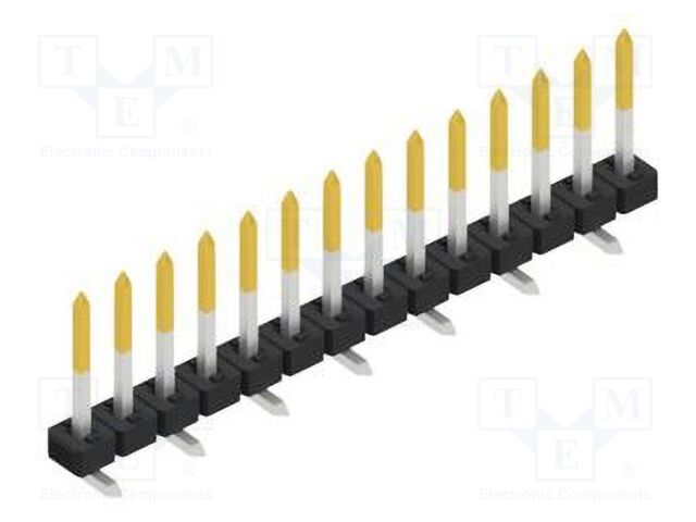 Connector: pin strips; pin header; male; PIN: 14; 2mm; SMT; 1x14