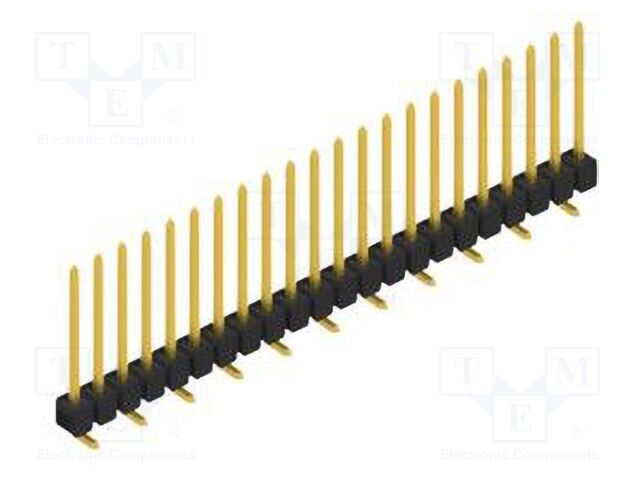 Connector: pin strips; pin header; male; PIN: 22; 2.54mm; SMT; 1x22