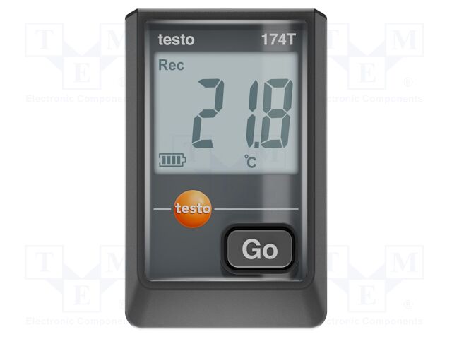 Data logger; temperature; IP65; ±0.5°C@(-30°C÷70°C); Resol: 0.1°C