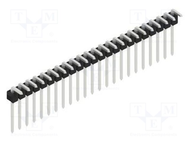 Connector: pin strips; pin header; male; PIN: 23; 2.54mm; THT; 1x23