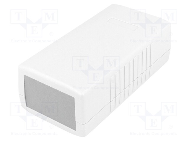 Enclosure: with panel; X: 60mm; Y: 120mm; Z: 40mm; ABS; light grey