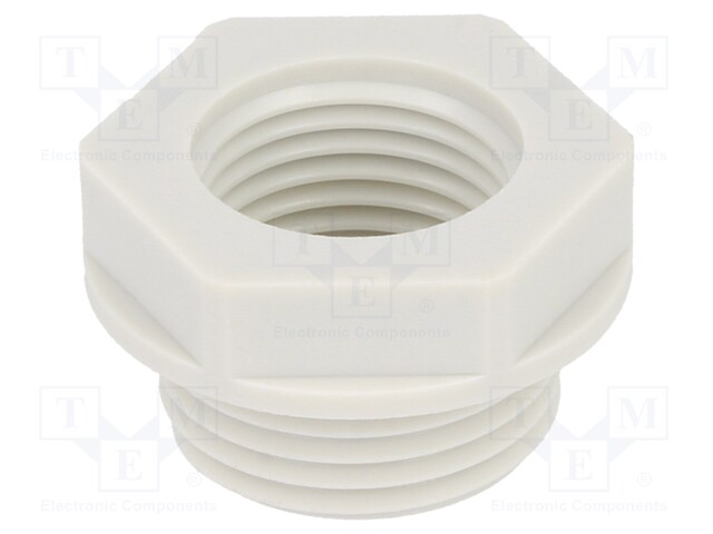 Reduction of threads for glands; Int.thread: M16; polyamide