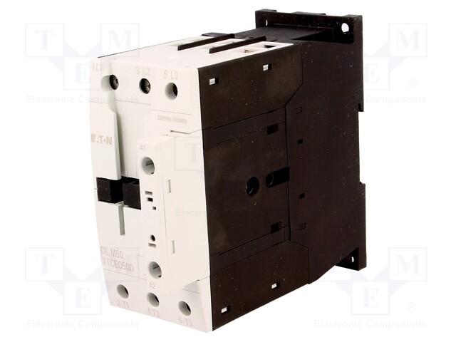 Contactor: 3-pole; NO x3; 230VAC; 50A; DIN,on panel; DILM50; 690V