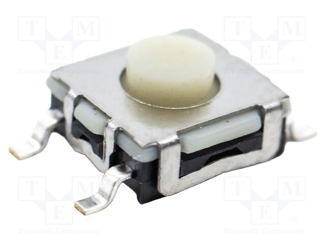 SWITCH, TACTILE SPST 50mA, SMD GULL WING