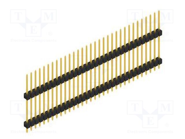 Connector: pin strips; pin header; male; PIN: 32; 2.54mm; THT; 1x32
