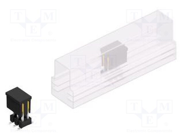 Connector: pin strips; pin header; male; PIN: 6; 2.54mm; SMT; 2x3