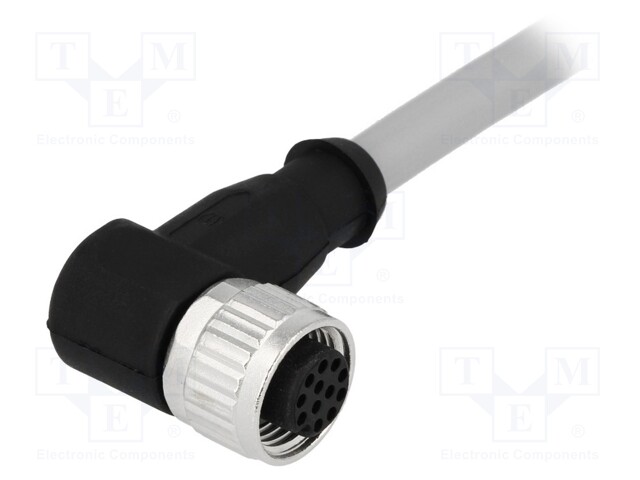 Plug; M12; PIN: 12; female; A code-DeviceNet / CANopen; 5m; cables