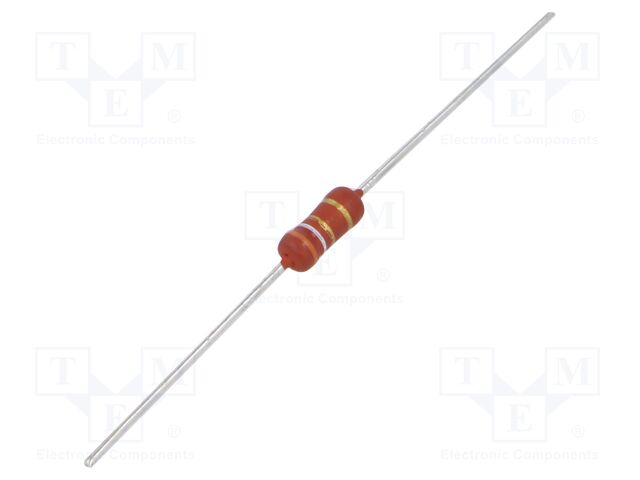 Resistor: metal film; THT; 3.9Ω; 2W; ±5%; Ø3.9x10mm; 250ppm/°C