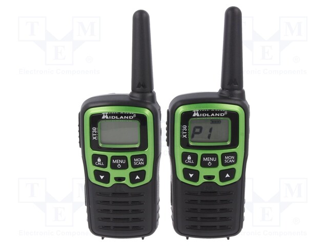 Radiotelephone; low battery indicator; Channels:16; 446MHz; 2km