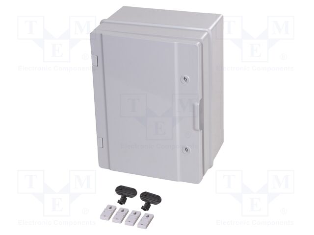 Enclosure: wall mounting; X: 310mm; Y: 410mm; Z: 230mm; ABS; IP65