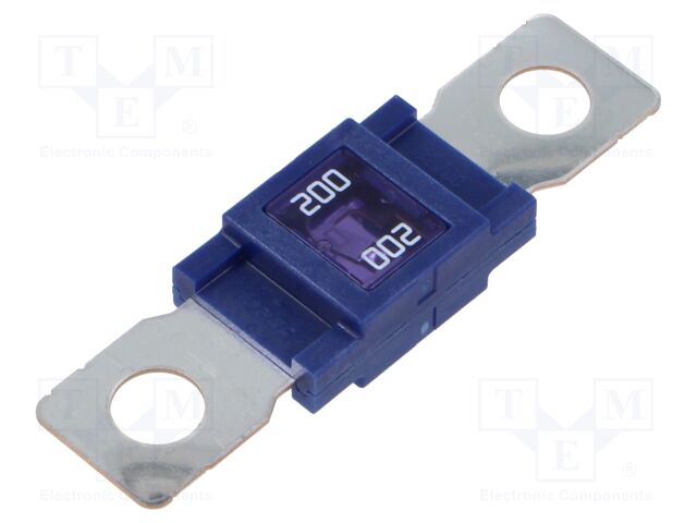 Fuse: fuse; 200A; 32VDC; automotive; 68mm; M8 screw; 68x18.3mm