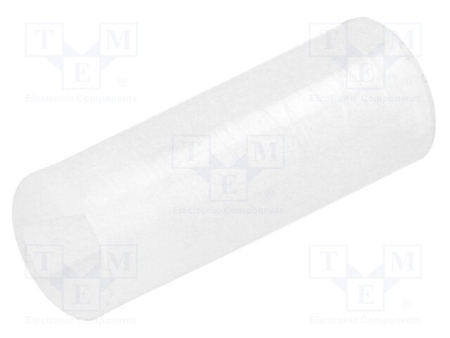 Spacer sleeve; LED; Øout: 4mm; ØLED: 3mm; L: 11mm; natural; UL94V-2
