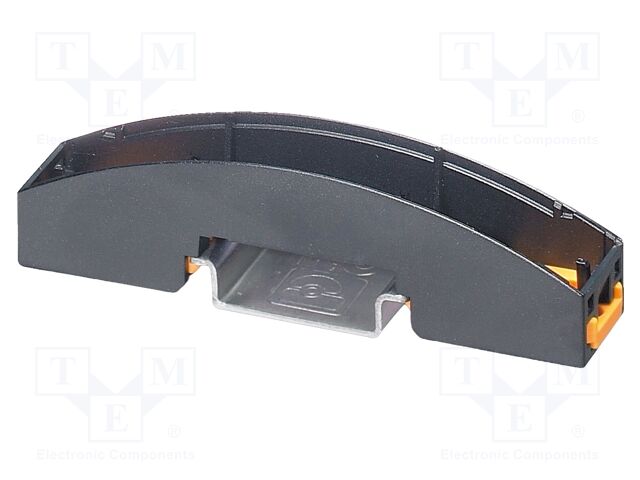 Enclosure base; with terminals; black; UL94V-0; BC 17,8; X: 20.3mm