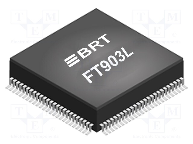Microcontroller; SRAM: 64kB; Flash: 256kB; 100MHz; LQFP100; PWM: 7