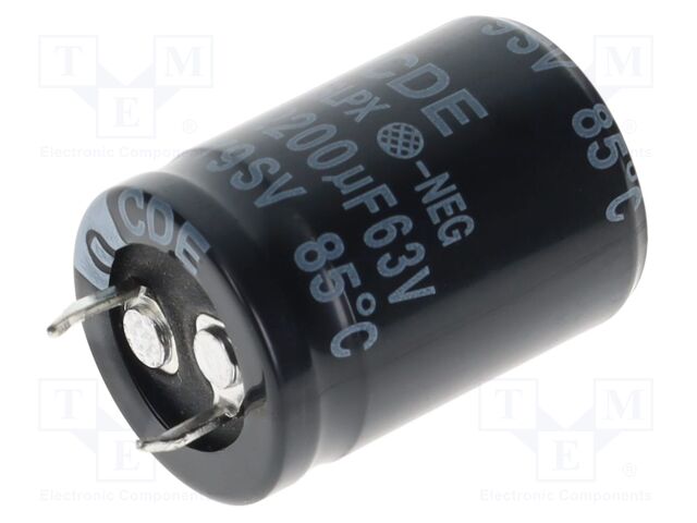 Capacitor: electrolytic
