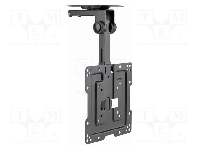 Holder; ceiling; 20kg; 19÷43"; black; Dim: 431x220x165mm