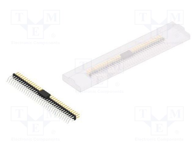 Connector: pin strips; pin header; male; PIN: 68; 2mm; SMT; 2x34