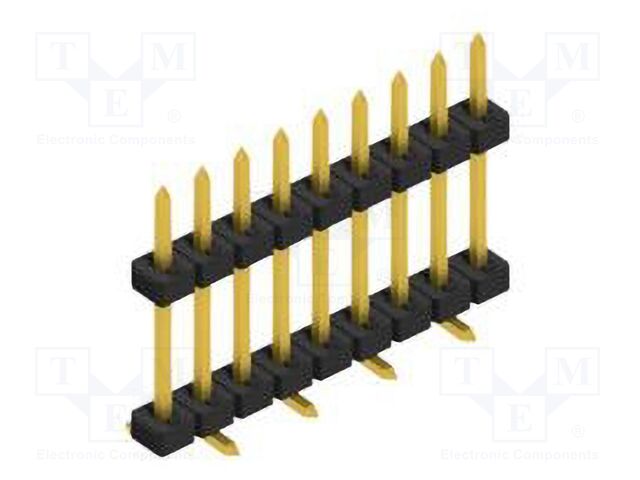 Connector: pin strips; pin header; male; PIN: 9; 2mm; SMT; 1x9; 100V