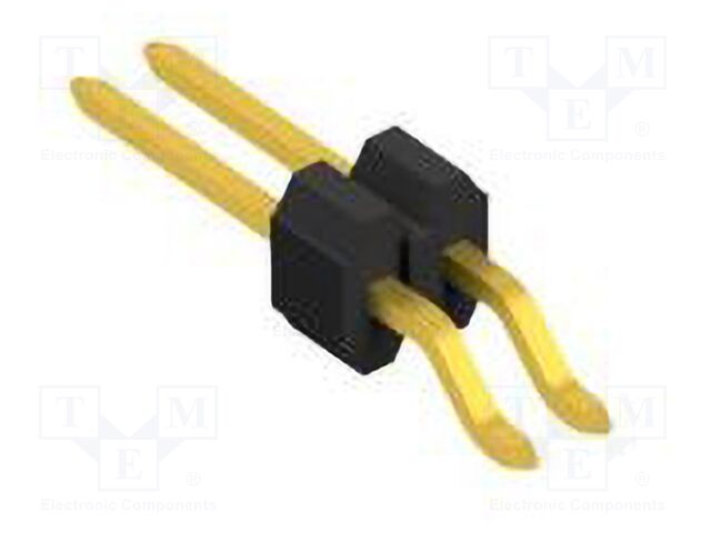 Connector: pin strips; pin header; male; PIN: 2; 1.27mm; SMT; 1x2